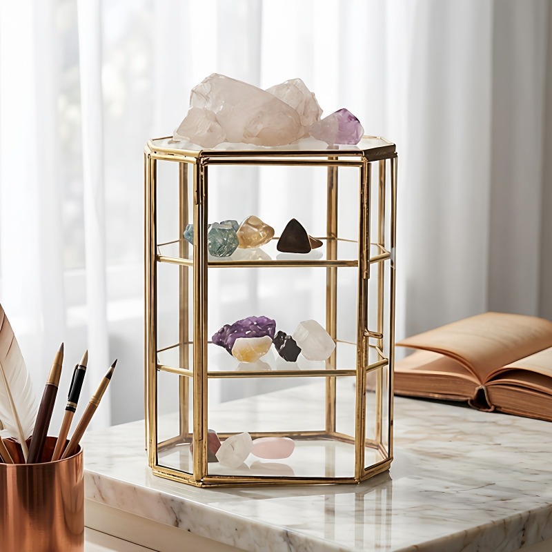 Jewelry And Watches Stores - Scatola Portagioie in Vetro Stile Retrò