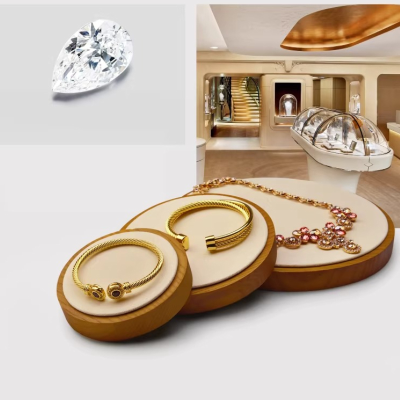 Jewelry And Watches Stores - Vassoio Espositivo in Legno Massello per