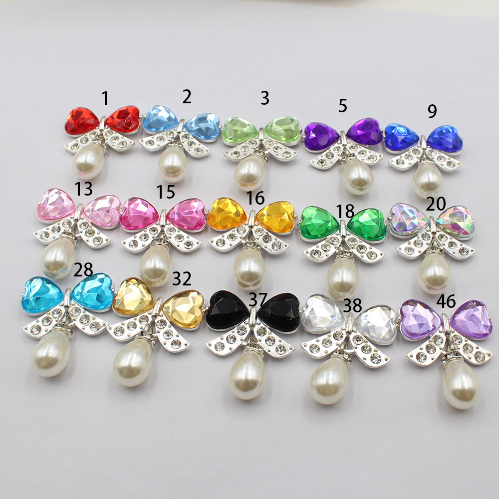Diamond Stud Earrings - Vendite dirette di 5 pezzi/set fiocco