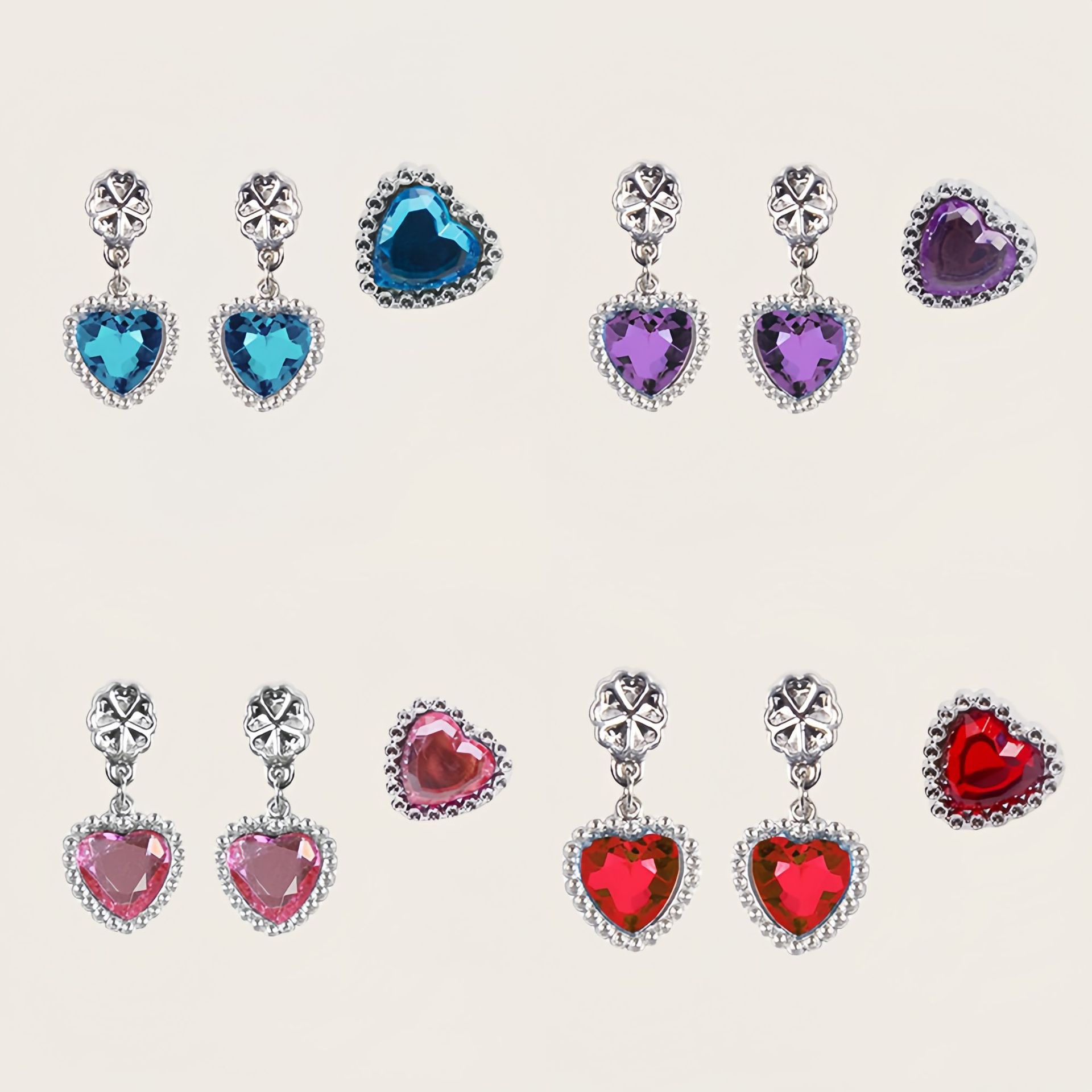 Diamond Stud Earrings - Anelli per ragazze Frozen Orecchini per
