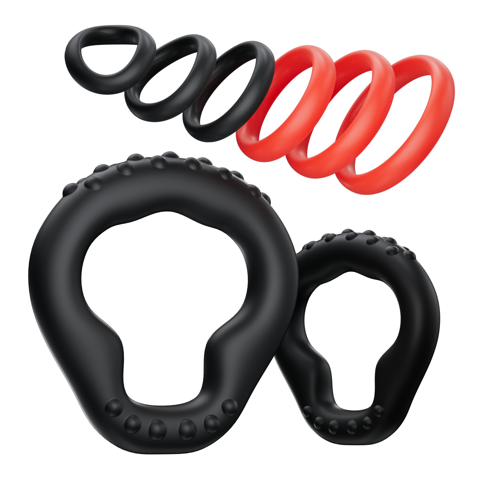 Couple Ring Set - KUSHOR Set di 8 Anelli per
