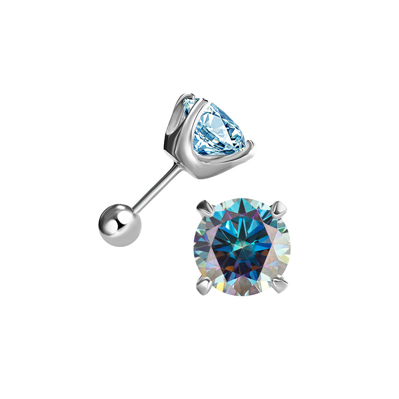 Orecchini Moissanite da 1/2 ca - Diamond Stud Earrings recensione e prezzo