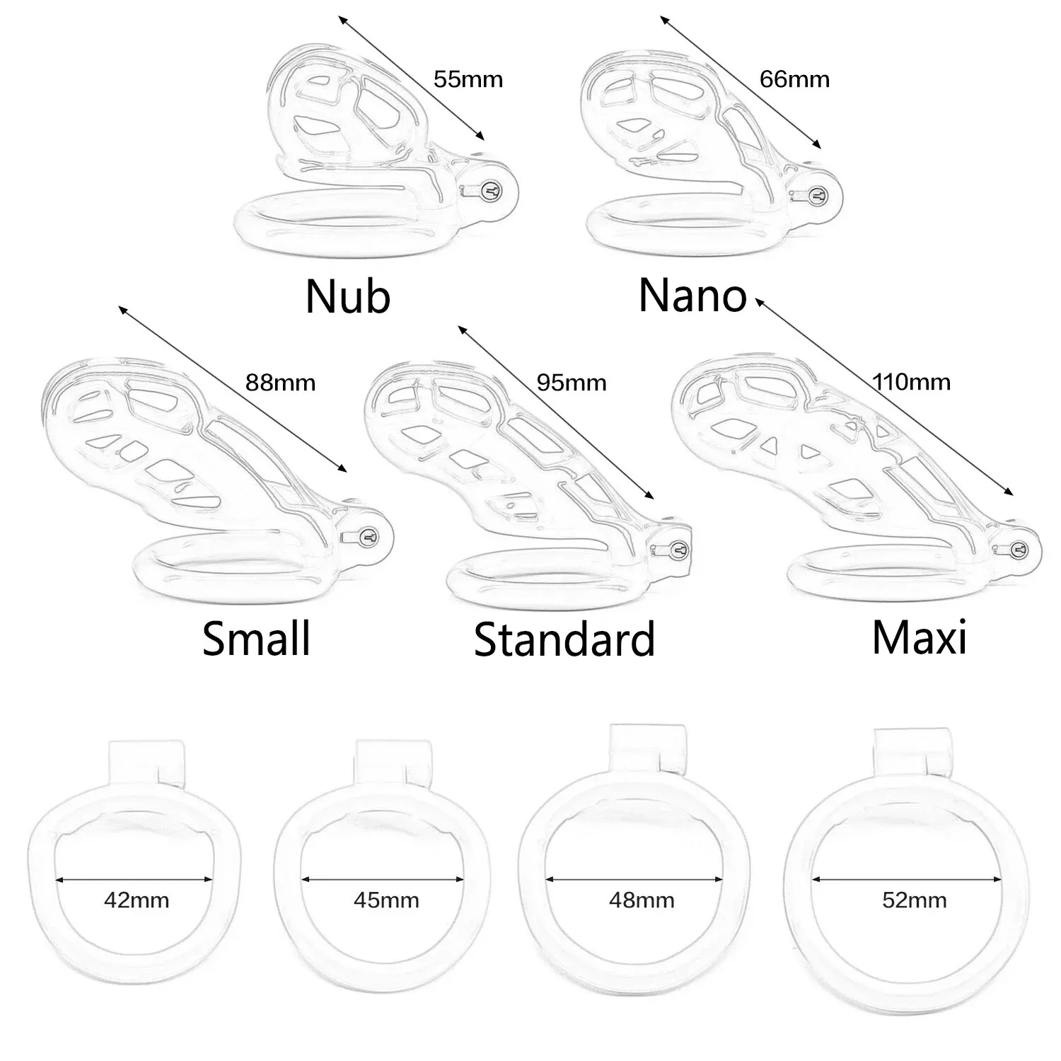 6 dimensioni CB Nylon Gabbia d - Couple Ring Set recensione e prezzo