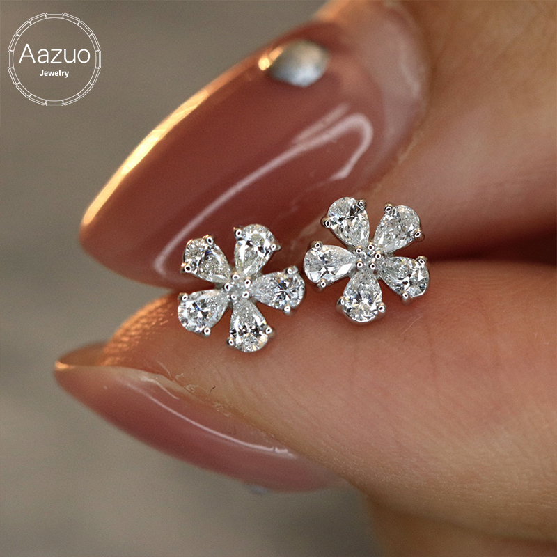 Aazuo Gioielli Raffinati, Orec - Diamond Stud Earrings recensione e prezzo